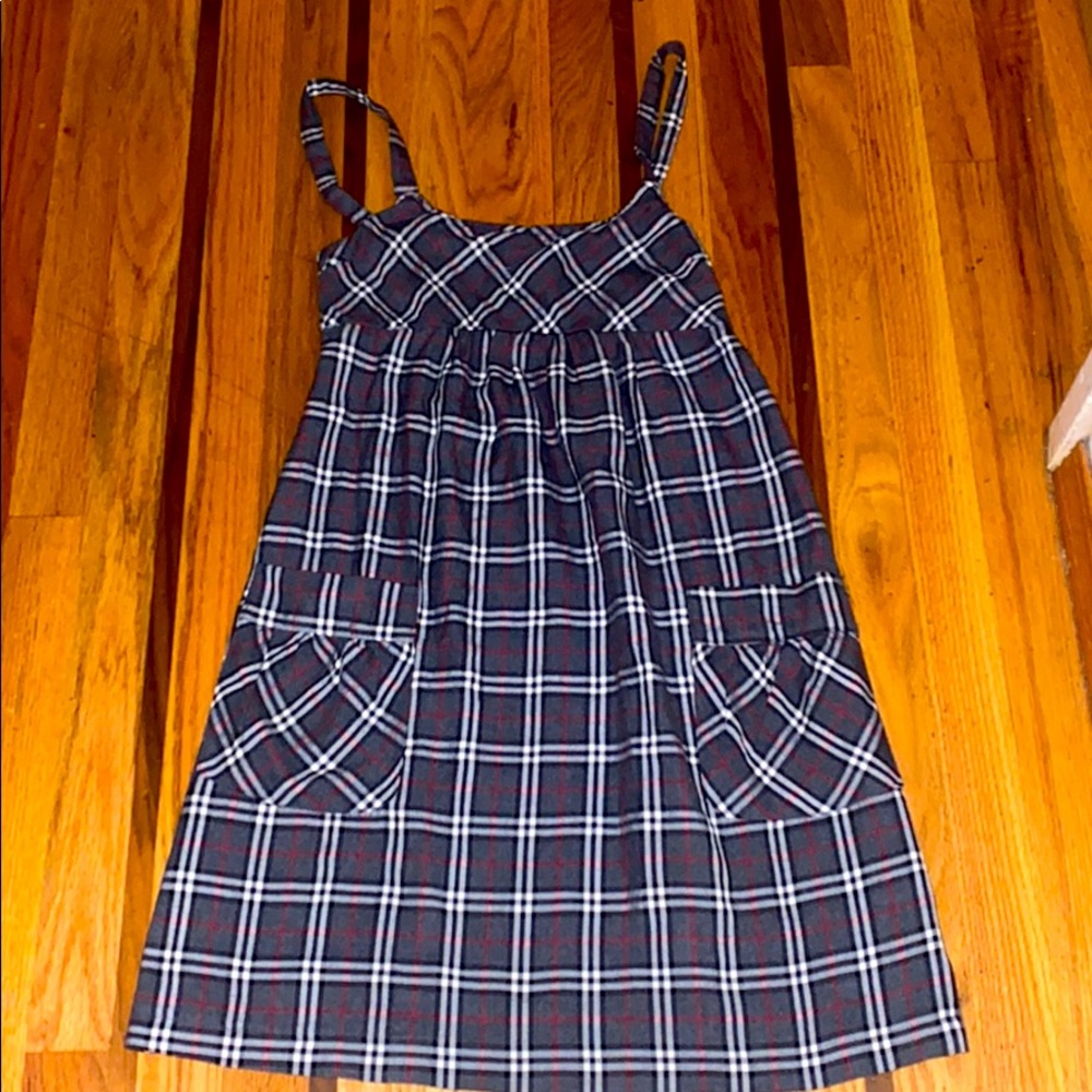 forever plaid overall dress